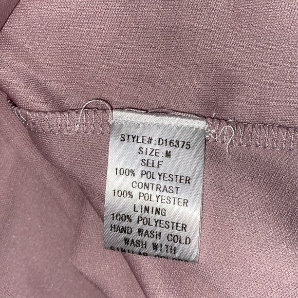 Fashion Nova Mauve Pleated Dress(Size Medium) - Picture 6 of 8